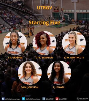 Image post by @UTRGVwbb on Facebook