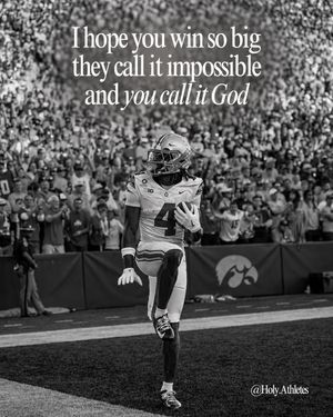 Image post by @holy.athletes on Instagram