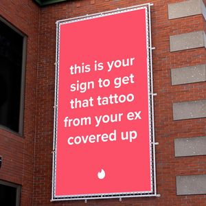 Image post by @tinder on Instagram