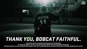 Image post by @BobcatsHockey on Twitter