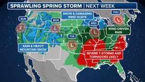 Image post by @foxweather on Instagram