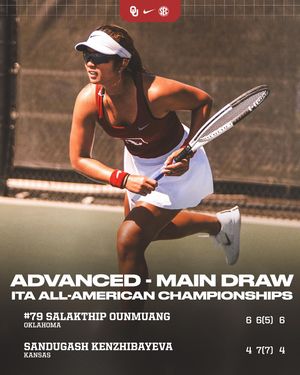Image post by @ou_wtennis on Instagram