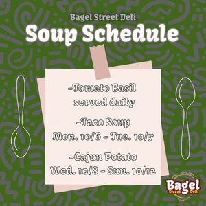 Image post by @bagelstreetdeli on Instagram