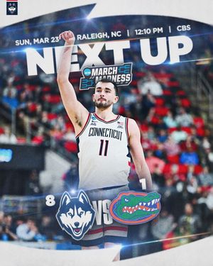 Image post by @UConnMBB on Twitter/X