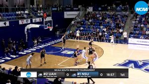 Video post by @NSU_MBasketball on Twitter