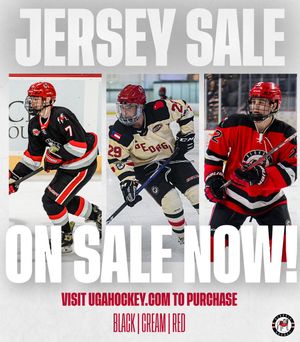 Image post by @UGAHockey on Twitter