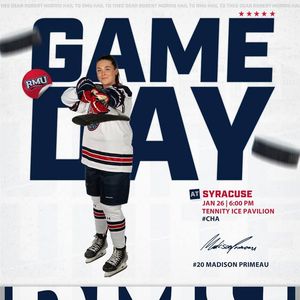 Image post by @RMUAthletics on Facebook