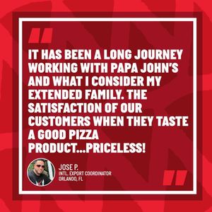 Image post by @papajohns on Instagram