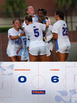 Image post by @GatorsSoccer on Twitter