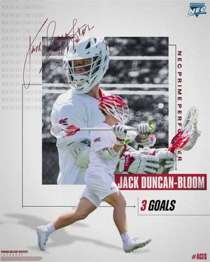 Image post by @vmi_lacrosse on Instagram