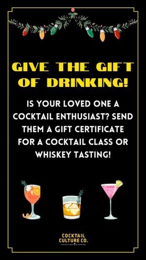 Video post by @CocktailCultureCo on Facebook
