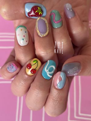 Image post by @111nail_omotesando on Instagram