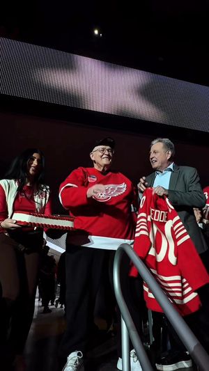 Video post by @Detroit Red Wings Alumni Association on Facebook