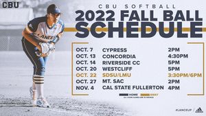 Image post by @cbu_softball on Instagram