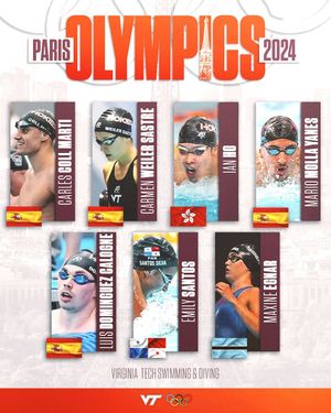 Image post by @hokiesswimdive on Instagram