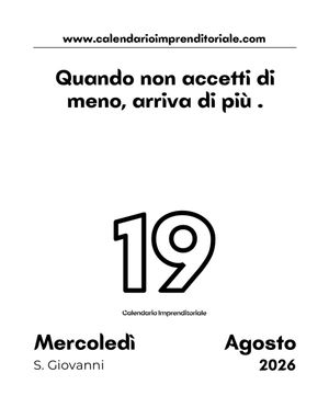 Image post by @calendarioimprenditoriale on Instagram