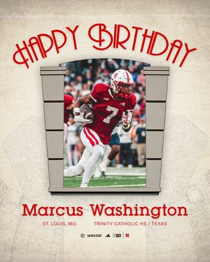 Image post by @HuskerFootball on Twitter/X