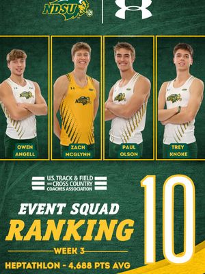 Image post by @ndsutrackfield on Instagram