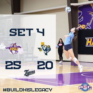 Image post by @ETBU_Volleyball on Twitter