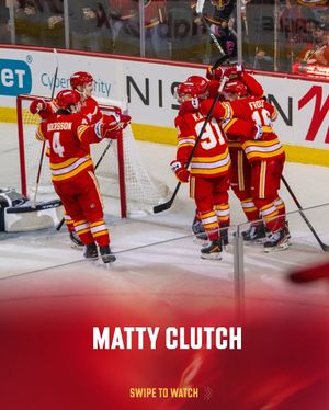 Image post by @nhlflames on Instagram