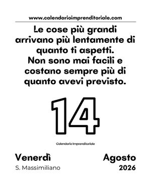 Image post by @calendarioimprenditoriale on Instagram