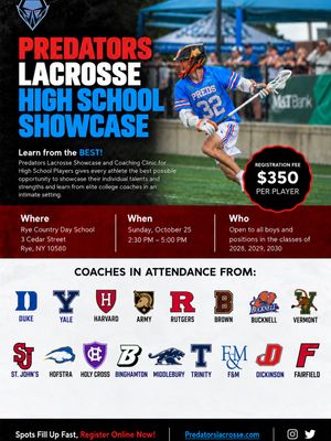 Image post by @predatorslacrosse on Instagram