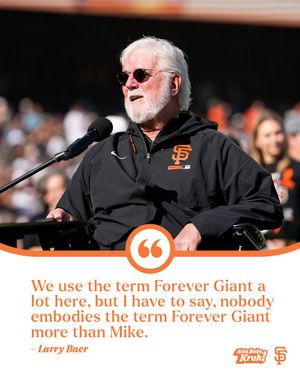 Image post by @SFGiants on Twitter/X