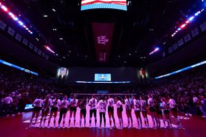Image post by @aggievolleyball on Instagram