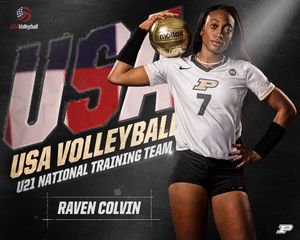 Image post by @PurdueVB on Twitter