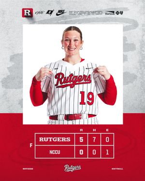 Image post by @ru_softball on Instagram