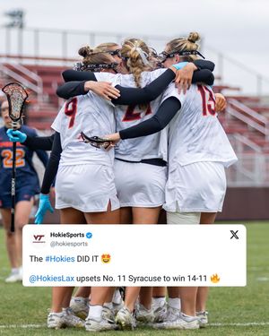 Image post by @hokiesports on Instagram