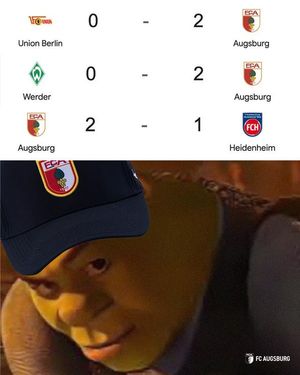 Image post by @fcaugsburgenglish on Facebook