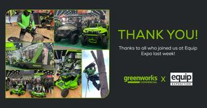 Image post by @greenworkscommercial on Facebook