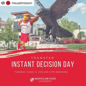 Image post by @montclairstateu on Instagram