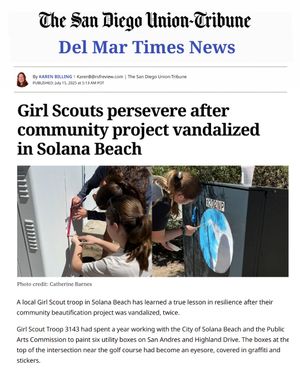 Image post by @sdgirlscouts on Instagram