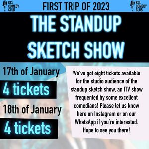 Image post by @kclcomedyclub on Instagram