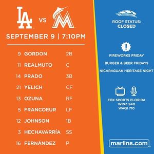 Image post by @marlins on Instagram