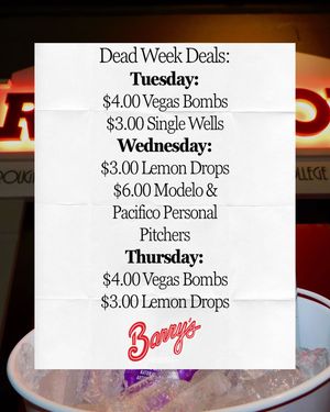 Image post by @barrysbarandgrill on Instagram