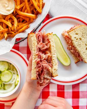 Image post by @allthebestdeli on Instagram