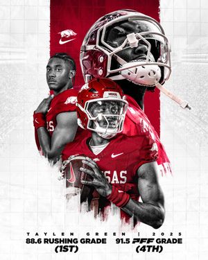 Image post by @RazorbackFB on Twitter