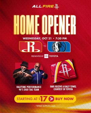 Image post by @houstonrockets on Instagram