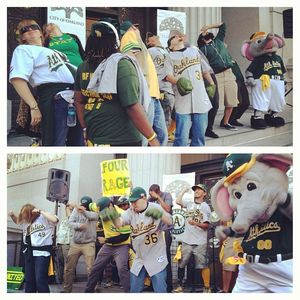 Image post by @athletics on Instagram