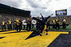 Image post by @umichdrumline on Instagram