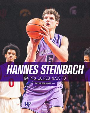 Image post by @uw_mbb on Instagram