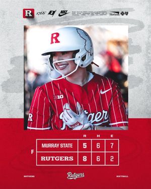 Image post by @ru_softball on Instagram