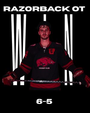 Image post by @razorbackhockeyclub on Instagram