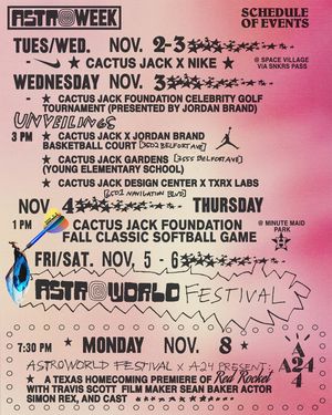 Image post by @astroworldfest on Instagram