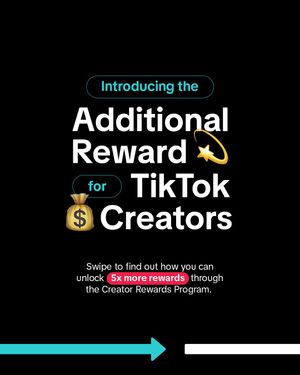 Image post by @tiktokcreators on Instagram