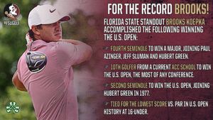 Image post by @FSUGolf on Twitter/X