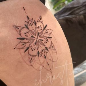 Image post by @christina.lineartattoo on Instagram